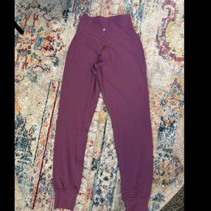 lululemon Align™ High-Rise Jogger Full Length Plum Size 2